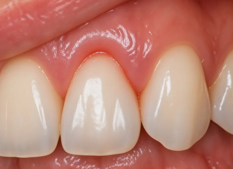 Tender swollen gums — illustrative image