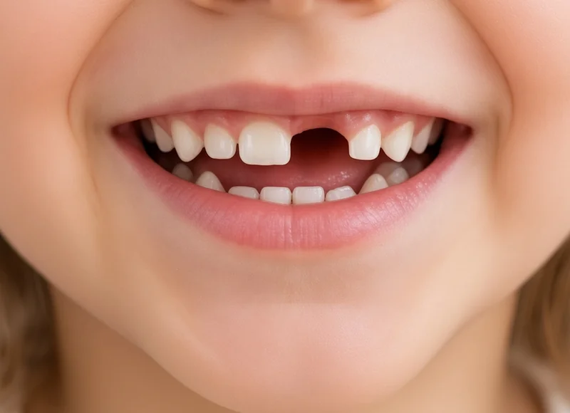 Adult or baby tooth — illustrative image