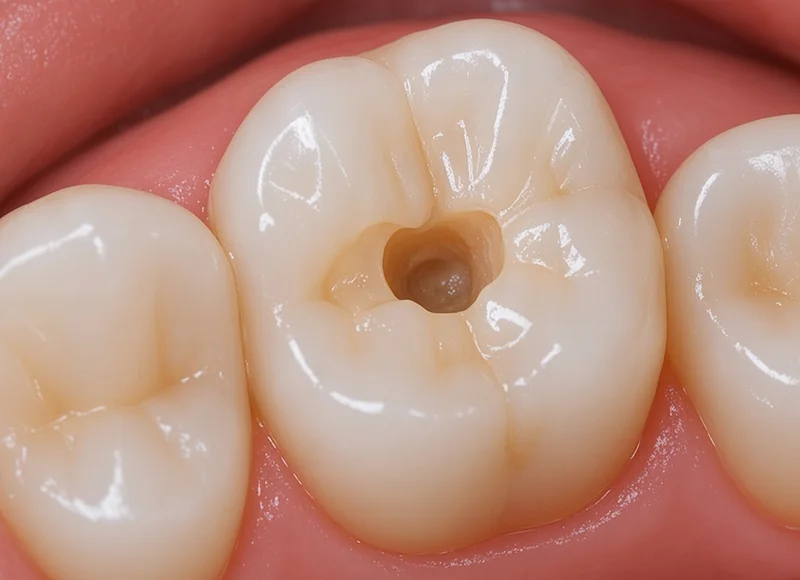 Missing tooth filling — illustrative image