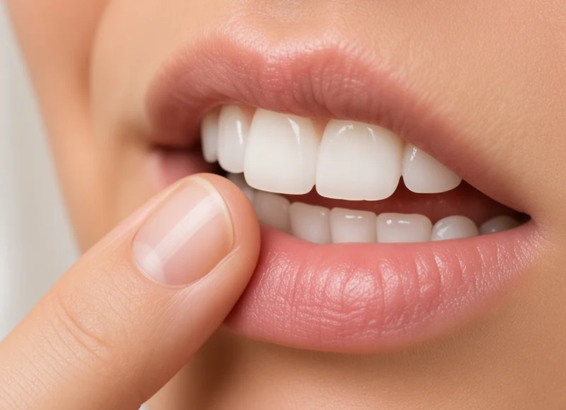 Sensitive tooth edge — illustrative image