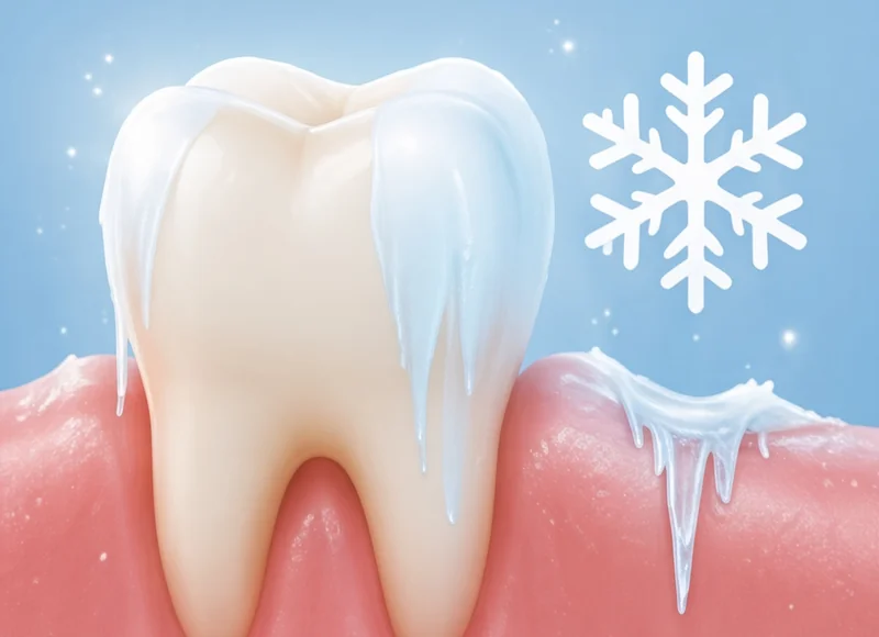 Lingering tooth sensitivity — illustrative image
