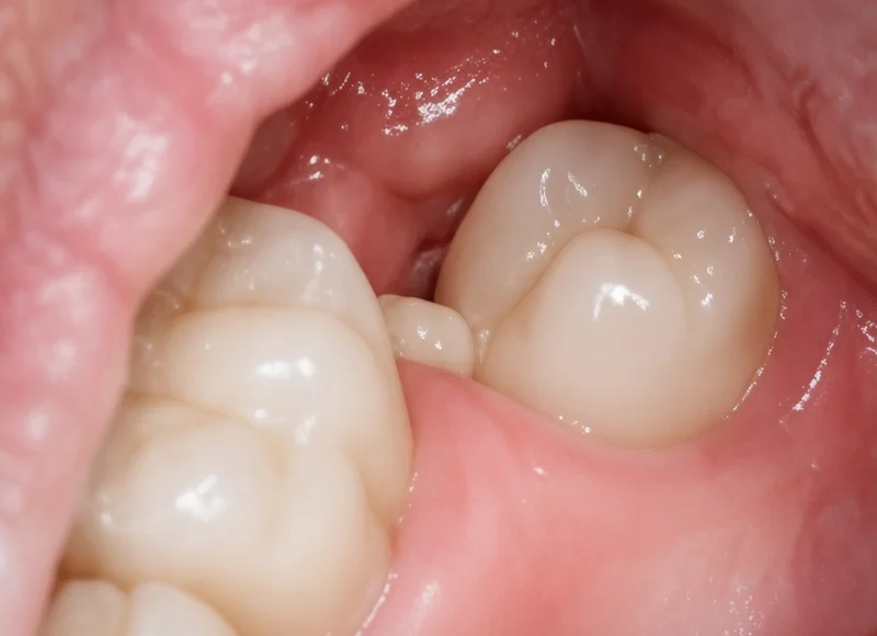 Pain behind back molars — illustrative image